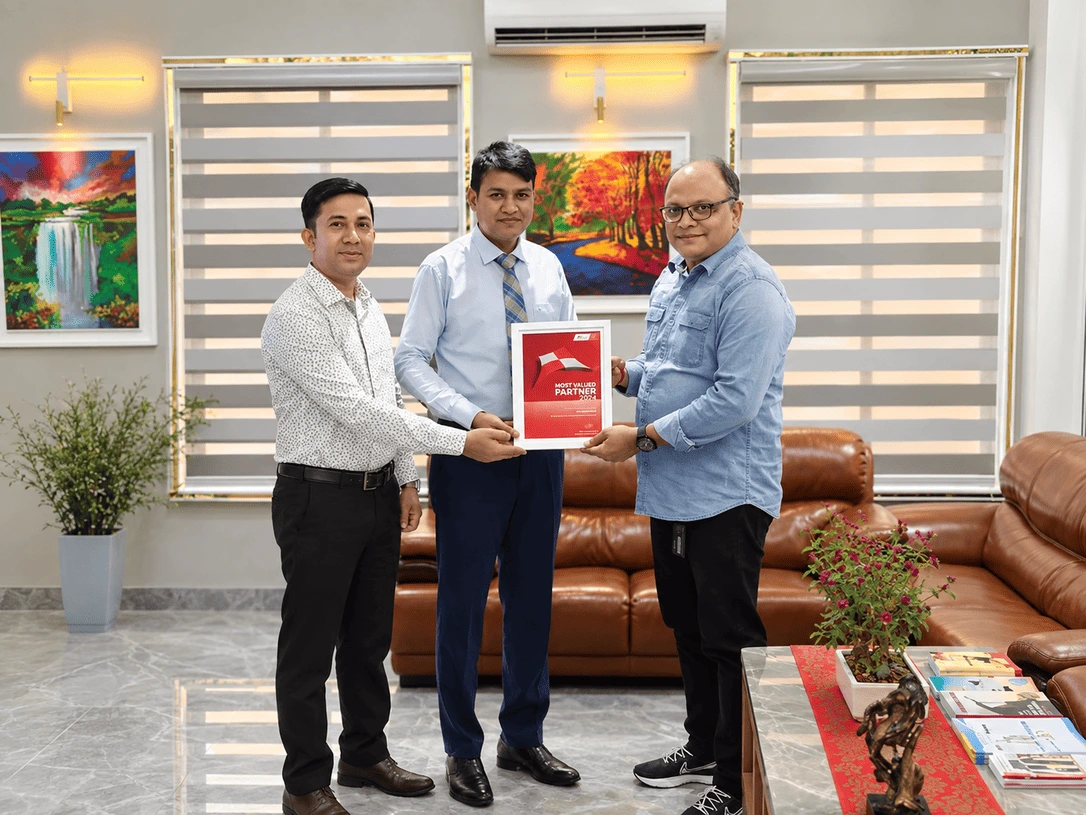 The City Bank — Most Valued Partner 2024 · Dhaka office