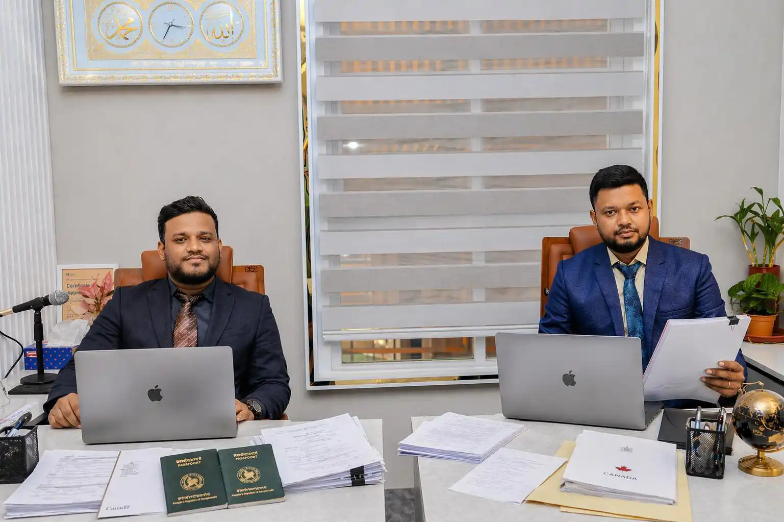 Document preparation for student visa application